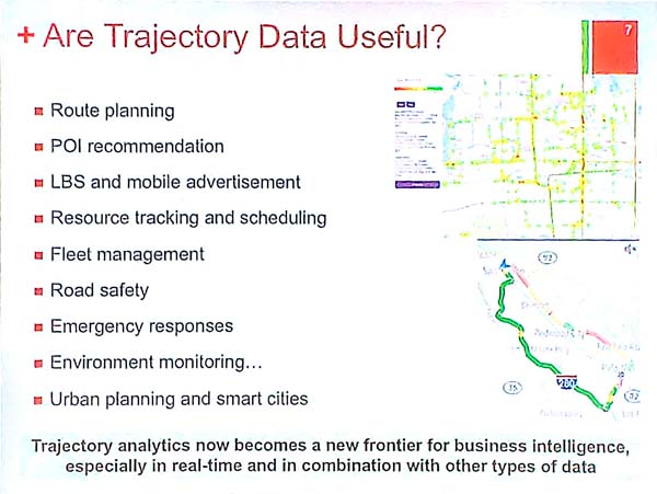 trajectory data applications