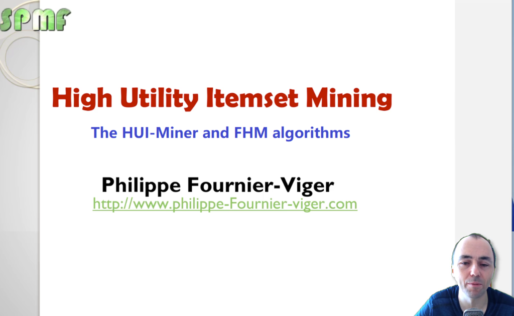 high utility itemset mining video frame