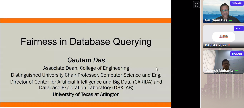 fairness in database querying by gautam das