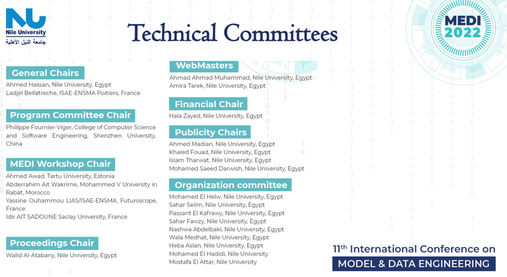 MEDI Conference committees