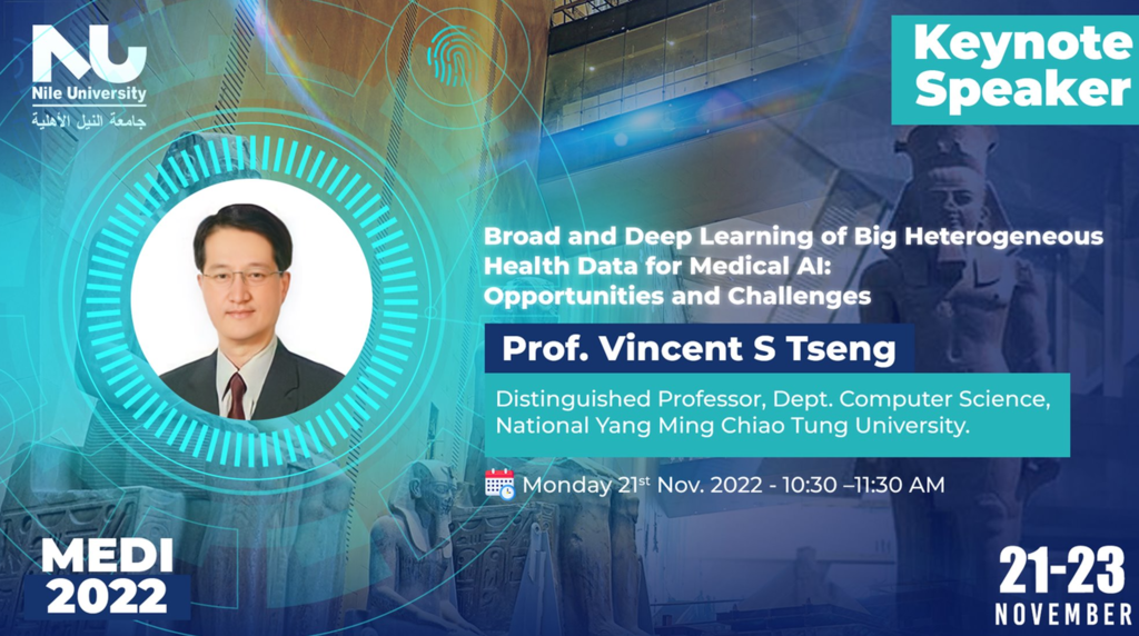 Vincent S. Tseng keynote talk